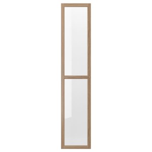 IKEA OXBERG glass door, 15 3/4x75 5/8 in Oak Effect, Ikea Ireland | 0946FCEXG