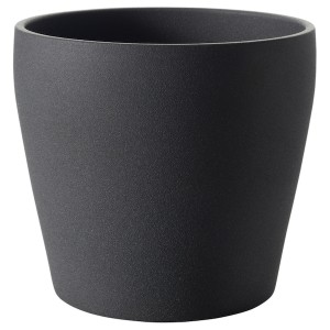 IKEA PERSILLADE plant pot, dark gray, 9 ½ in, Ikea Ireland | 6049WGTZC