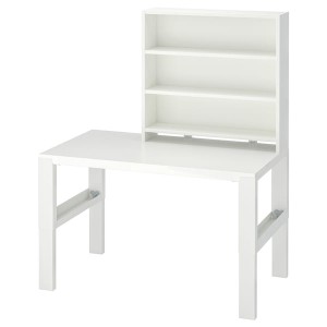 IKEA PÅHL desk with add-on unit, 37 3/4x22 7/8 in White, Ikea Ireland | 0752DUHQK