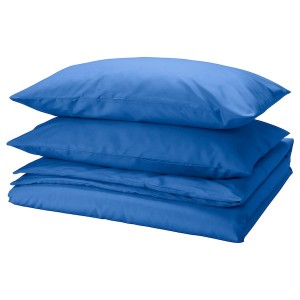 IKEA PILTANDVINGE duvet cover and pillowcase(s), Full/Queen (Double/Queen) Blue, Ikea Ireland | 6142WNPEI