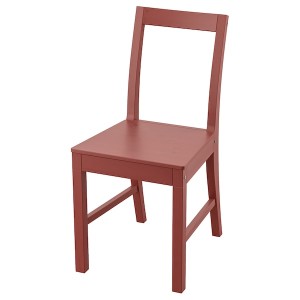 IKEA PINNTORP chair Red Stained, Ikea Ireland | 2034ENKPG