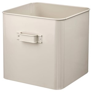 IKEA PLOGFÅRA storage box, light beige, 13 ¾x13x12 ½ in, Ikea Ireland | 5064XBHOS