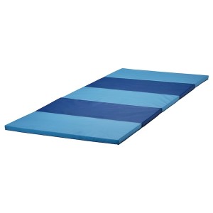 IKEA PLUFSIG folding gym mat, 30 3/4x72 7/8 in Blue, Ikea Ireland | 5029CLYOV