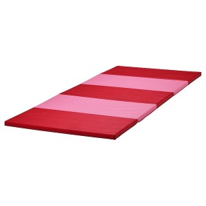 IKEA PLUFSIG folding gym mat, 30 3/4x72 7/8 in Pink / Red, Ikea Ireland | 5096EGTPY