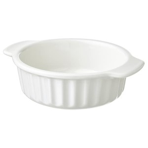 IKEA POETISK baking dish, off-white, 9x7 in, Ikea Ireland | 6943AYBFU
