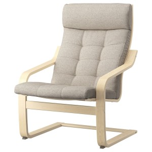 IKEA POÄNG armchair Birch Veneer / Gunnared Beige, Ikea Ireland | 3785RNLFE