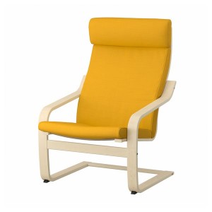 IKEA POÄNG armchair Birch Veneer / Skiftebo Yellow, Ikea Ireland | 4860JOIBK