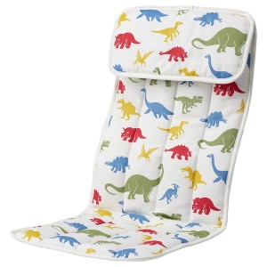 IKEA POÄNG children's armchair cushion Medskog / Dinosaur Pattern, Ikea Ireland | 4297LRITV