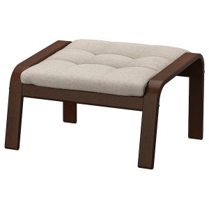 IKEA POÄNG ottoman Brown / Gunnared Beige, Ikea Ireland | 0127OFDUN