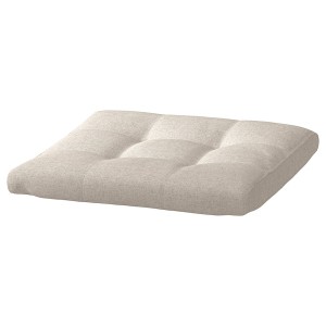 IKEA POÄNG ottoman cushion, 21 5/8x19 5/8 in Gunnared Beige, Ikea Ireland | 4327HAORU
