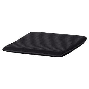 IKEA POÄNG ottoman cushion , 21 5/8x23 1/4 in Knisa Black, Ikea Ireland | 2578UGTEQ