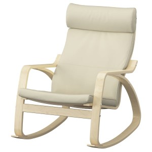 IKEA POÄNG rocking chair Birch / Glose Off White, Ikea Ireland | 6239BIOFJ