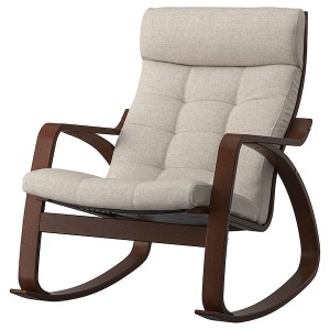 IKEA POÄNG rocking chair Brown / Gunnared Beige, Ikea Ireland | 3628FHQJV