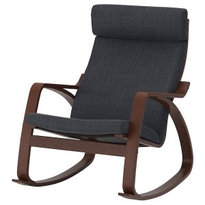 IKEA POÄNG rocking chair Brown / Hillared Anthracite, Ikea Ireland | 2051GWFEL