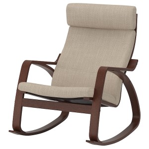 IKEA POÄNG rocking chair Brown / Hillared Beige, Ikea Ireland | 6917AWXKY