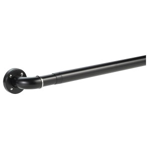 IKEA PRAKTSTENÖRT curtain rod set, black, 47 ¼-82 ¾1 1/8 in, Ikea Ireland | 3510FIGJK