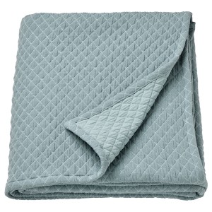 IKEA PRAKTVIAL bedspread, Full/Queen Gray / Blue, Ikea Ireland | 5823WBMYD