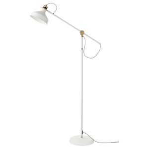 IKEA RANARP floor/reading lamp with LED bulb Off White, Ikea Ireland | 8207ALVUB