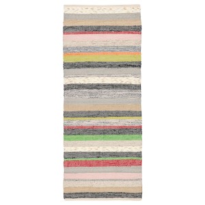 IKEA RANGSTRUP rug, flatwoven, handmade/cotton assorted colors, 2'4 inx5'11 in, Ikea Ireland | 3975UMCEP
