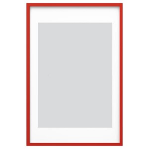 IKEA RÖDALM frame, 24x36 in Red, Ikea Ireland | 8934NBMPD