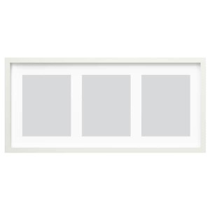 IKEA RÖDALM frame for 3 pictures, 30x13 ¾ in White, Ikea Ireland | 8249VBJWM