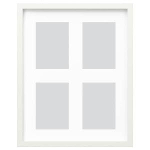 IKEA RÖDALM frame for 4 pictures, 15 ¾x19 ¾ in White, Ikea Ireland | 6981LOBWR