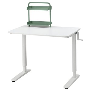 IKEA RELATERA desk combination sit/stand, white, 35 3/8x23 5/8 in, Ikea Ireland | 5367JXTFH