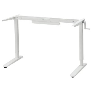 IKEA RELATERA underframe sit/stand f table top, white, 35 3/8/46 1/8 in, Ikea Ireland | 9827SGRIK