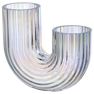 IKEA RÄFFELBJÖRK vase, mother-of-pearl color, 4 ¾ in, Ikea Ireland | 3825AGJEN