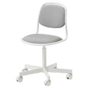 IKEA ÖRFJÄLL child's desk chair White / Vissle Light Gray, Ikea Ireland | 8079LHAKM