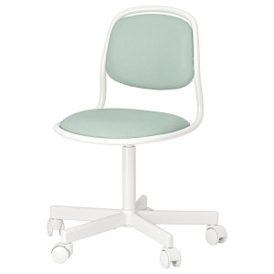 IKEA ÖRFJÄLL child's desk chair White / Vissle Light Green, Ikea Ireland | 4785VHIXO