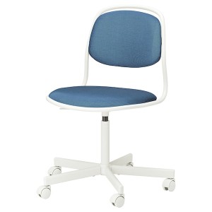 IKEA ÖRFJÄLL swivel chair White / Vissle Dark Blue, Ikea Ireland | 9235BGLKW