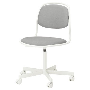 IKEA ÖRFJÄLL swivel chair White / Vissle Light Gray, Ikea Ireland | 3268CIXHJ