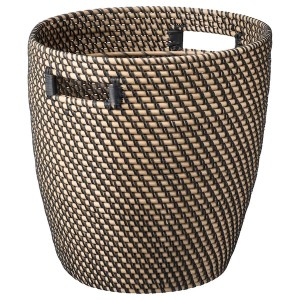 IKEA RÅGKORN plant pot, indoor/outdoor dark gray/beige, 12 ½ in, Ikea Ireland | 1264RYCDL