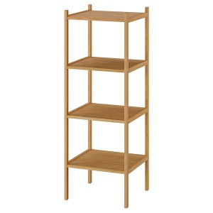 IKEA RÅGRUND shelf unit, bamboo, 14 5/8x14 5/8x41 in, Ikea Ireland | 0713FPYMI