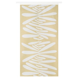 IKEA RÖNNVÅRMAL panel curtain, beige/white, 24x118 in, Ikea Ireland | 8235XQJRO
