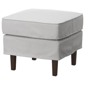 IKEA ROCKSJÖN ottoman Klovsta Gray / White, Ikea Ireland | 7609ANVSC