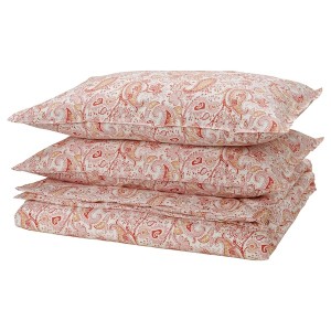 IKEA RODGERSIA duvet cover and pillowcase(s), King Pink / White, Ikea Ireland | 7984QZDHL