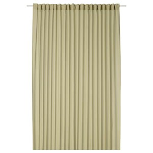 IKEA ROSENROBINIA sheer curtain, 1 piece, 118x98 in Light Olive / Green, Ikea Ireland | 7950WPTMU