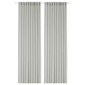 IKEA ROSENROBINIA sheer curtains, 1 pair, 57x84 in Light Gray, Ikea Ireland | 1527ZUJVT