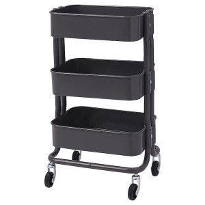 IKEA RÅSHULT utility cart, 11x15x25 5/8 in Gray, Ikea Ireland | 6530DIMYF