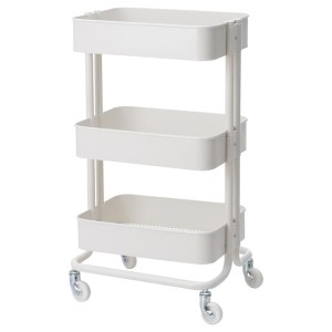 IKEA RÅSKOG Utility cart, 13 3/4x17 3/4x30 3/4 in White, Ikea Ireland | 8715VSEZM