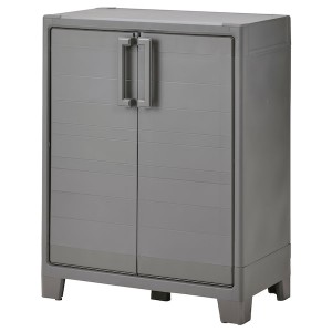 IKEA RUNMARÖ cabinet with doors, dark gray indoor/outdoor, 31 1/2x17 3/8x39 3/8 in, Ikea Ireland | 3205SWOGU