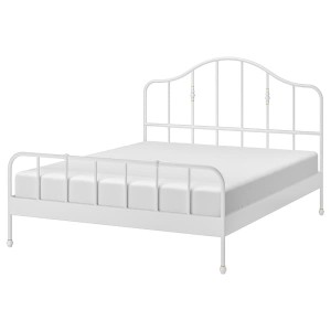 IKEA SAGSTUA bed frame, King White, Ikea Ireland | 1956KITLP