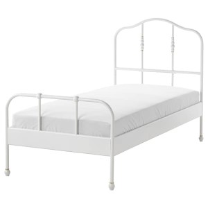 IKEA SAGSTUA bed frame, Twin White / Luröy, Ikea Ireland | 6037TYPQB