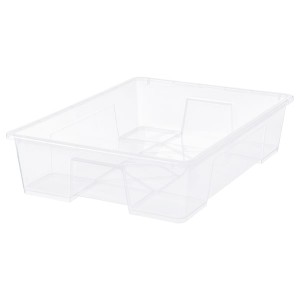 IKEA SAMLA box, clear, 30 ¾x22x7 in/15 gallon, Ikea Ireland | 9618COXPM