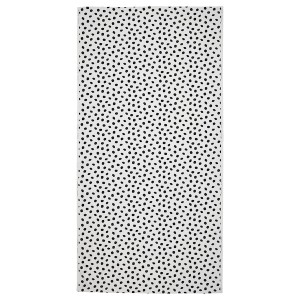 IKEA SANDLUSERN pre-cut fabric, white/black, 59x118 in, Ikea Ireland | 2615SCLZU