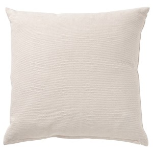 IKEA SANDTRAV cushion, 18x18 in Beige / White, Ikea Ireland | 6173EVAIT