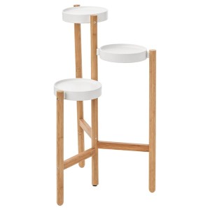 IKEA SATSUMAS White Bamboo Plant Stand - 3 Tier - Popular, Ikea Ireland | 4567UIKNB