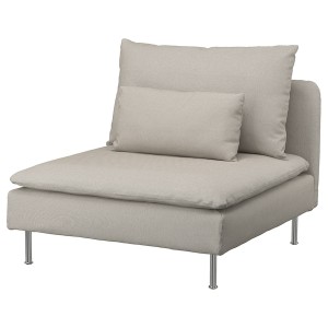 IKEA SÖDERHAMN 1-seat section Fridtuna Light Beige, Ikea Ireland | 7025ZDNUG